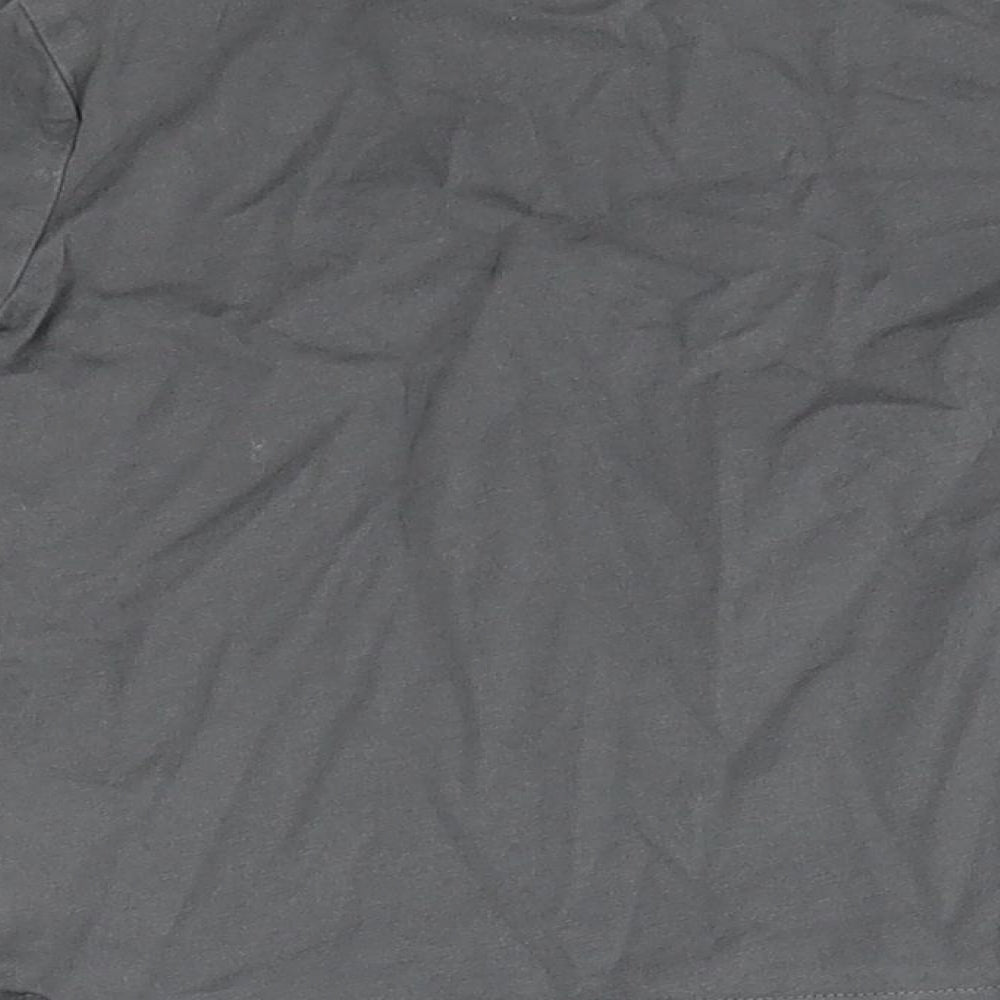 George Baby Grey  Cotton Basic Casual Size 18-24 Months Round Neck