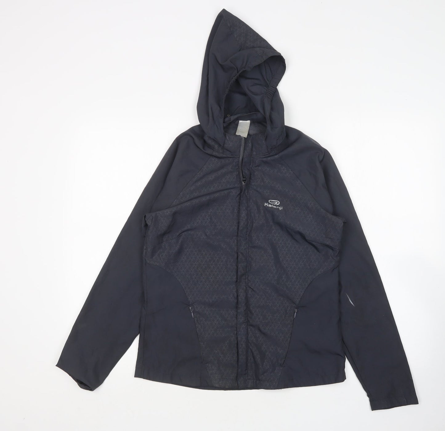 Kaleji Womens Grey   Windbreaker Jacket Size 6