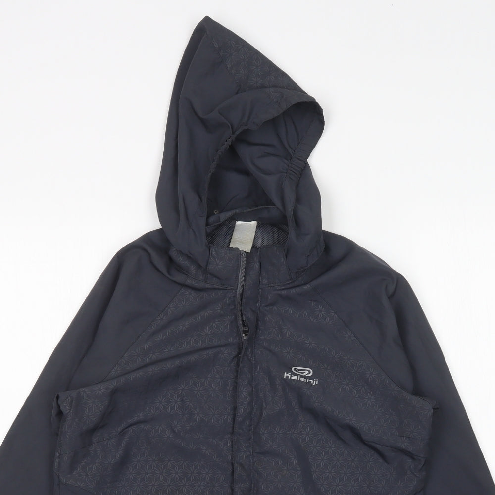 Kaleji Womens Grey   Windbreaker Jacket Size 6