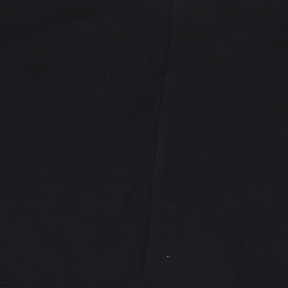 Topshop Womens Black  Cotton Flare Skirt Size 6    - Gym Skirt Style