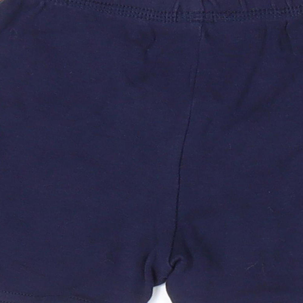 George Boys Blue  Cotton Sweatpants Trousers Size 6-9 Months   - Dark Navy