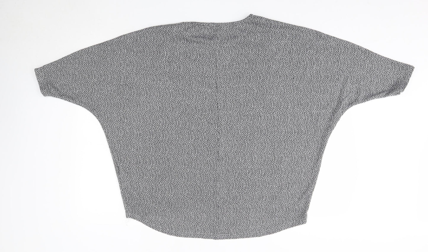 New Look Womens Grey Round Neck  Polyester Pullover Jumper Size L