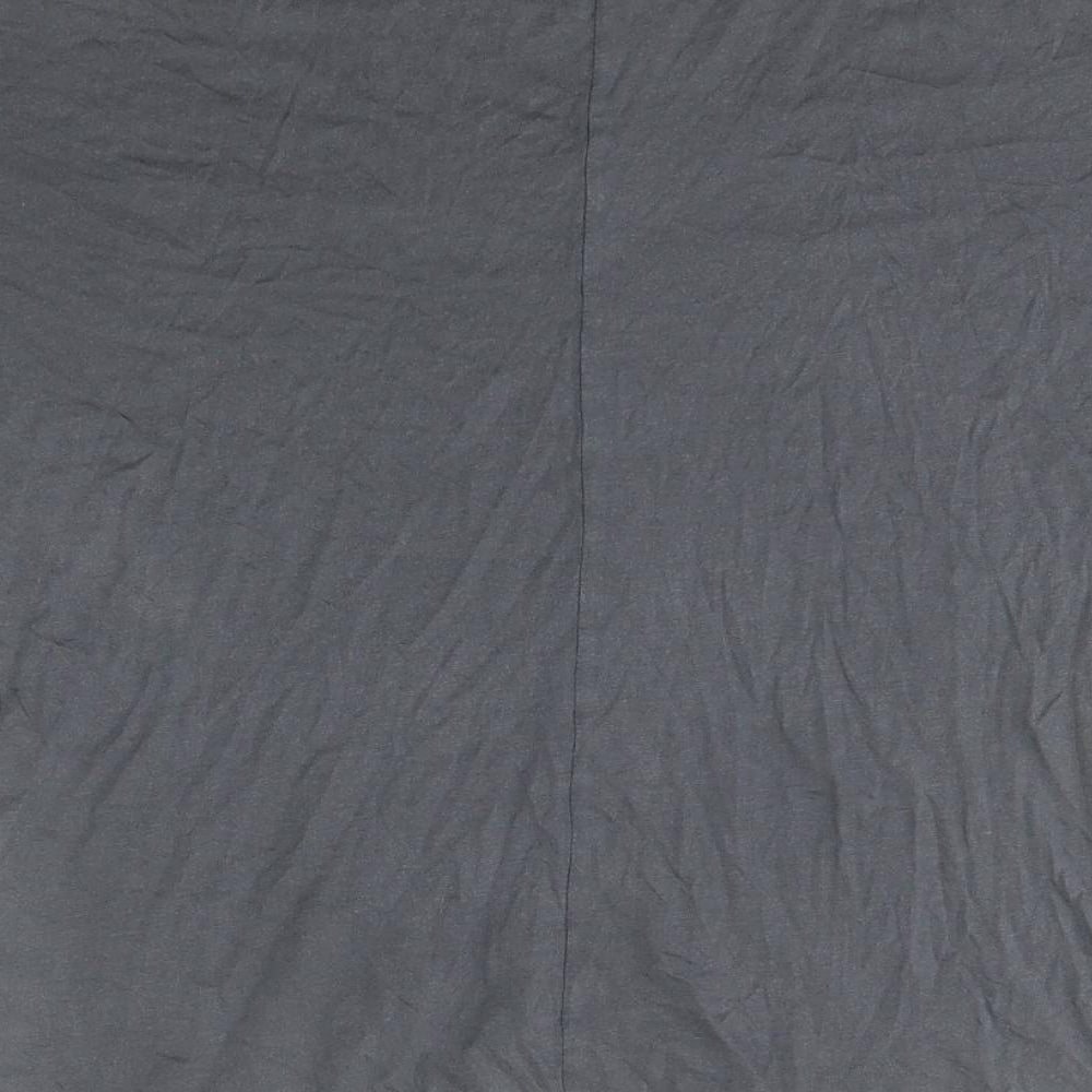 New Look Womens Grey  Modal Basic Blouse Size 6 Round Neck