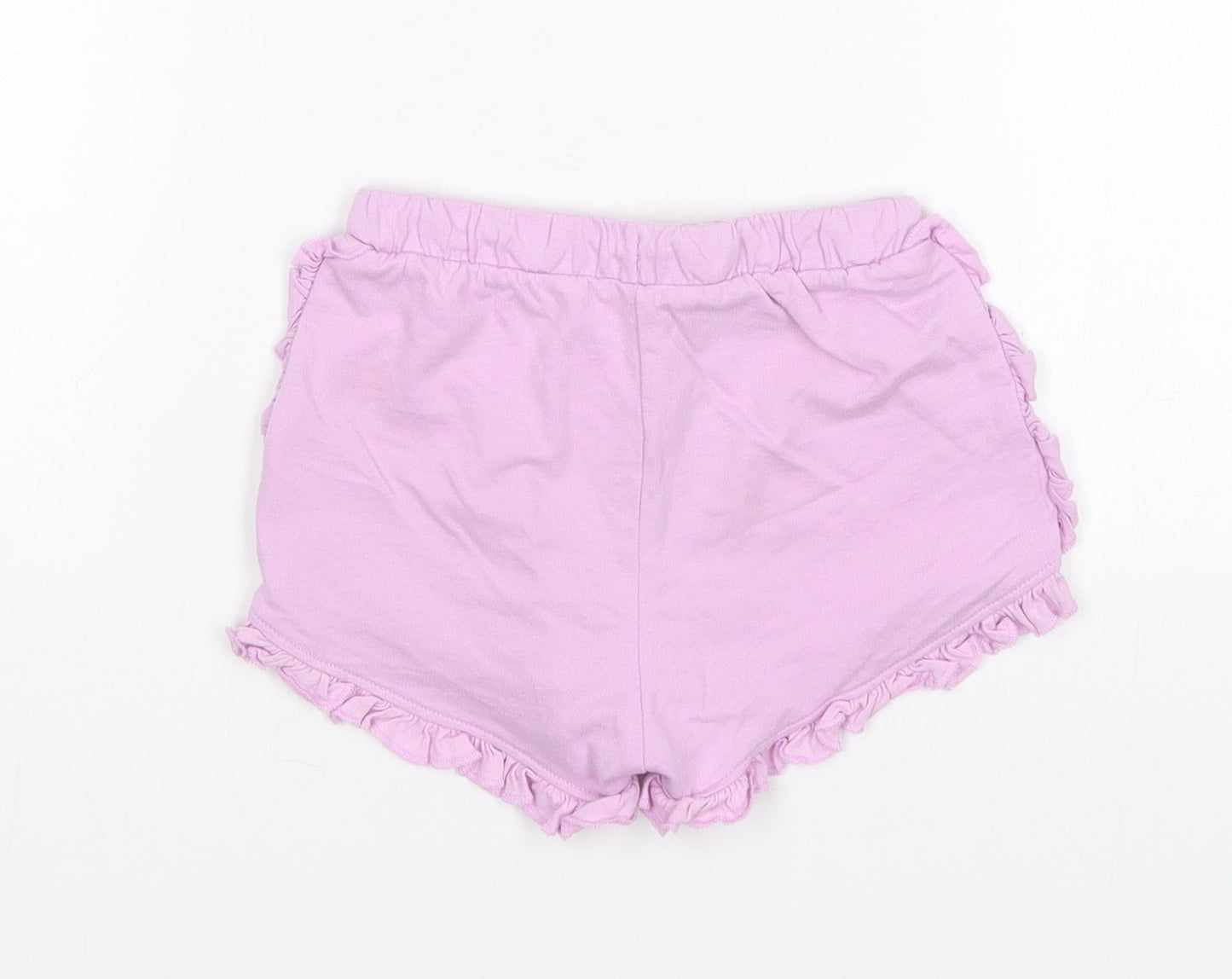 Matalan Girls Pink  Cotton Sweat Shorts Size 4-5 Years  Regular