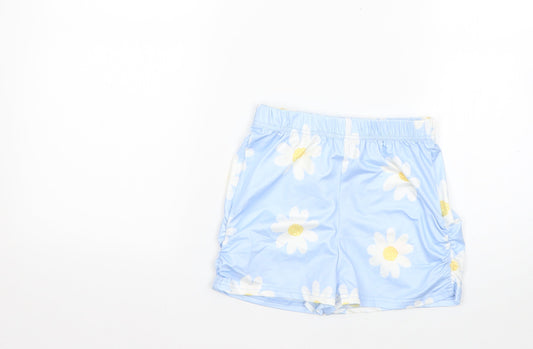SheIn Girls Multicoloured Floral Polyester Cut-Off Shorts Size 9 Years  Regular