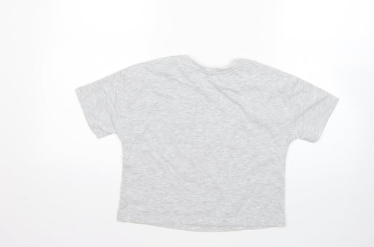 George Girls Multicoloured Geometric Polyester Basic T-Shirt Size 10-11 Years Round Neck