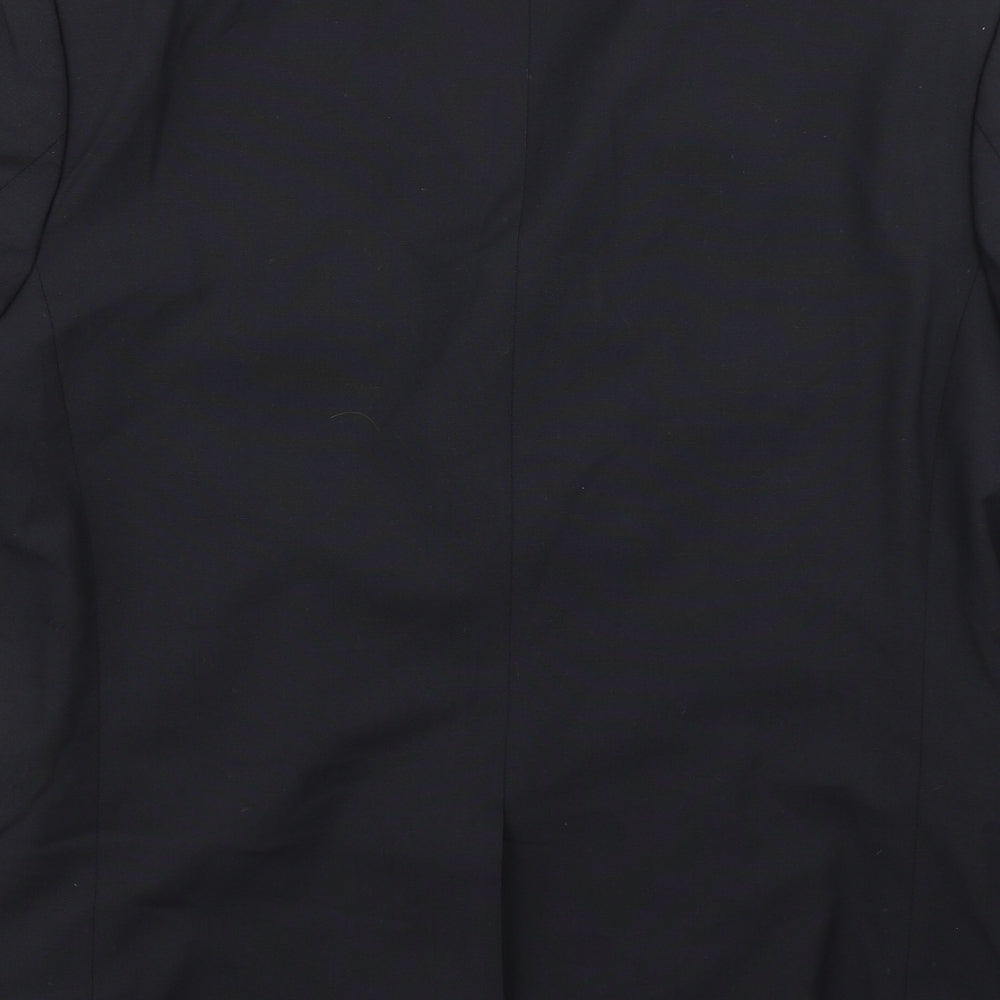 Burton Mens Blue  Polyester Jacket Blazer Size 38