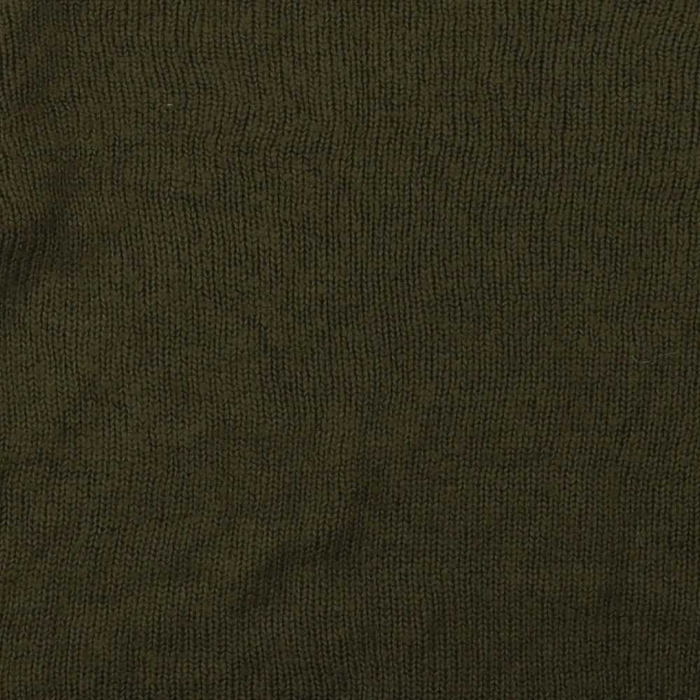 New Look Womens Green  Acrylic Pullover Sweatshirt Size S  Pullover