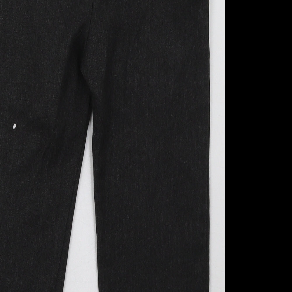 F&F Boys Grey  Polyester Capri Trousers Size 5-6 Years  Regular Hook & Eye - School Wear