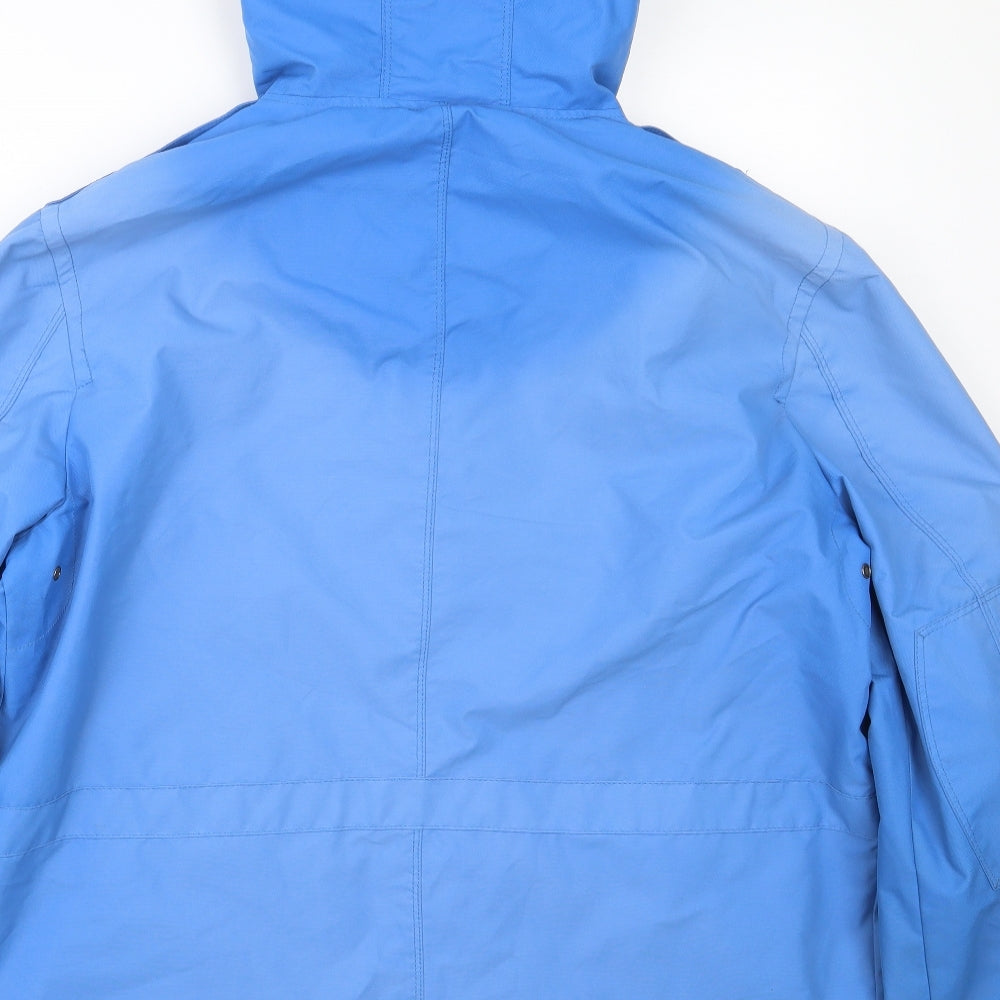 Red Herring Womens Blue   Rain Coat Coat Size XL  Zip