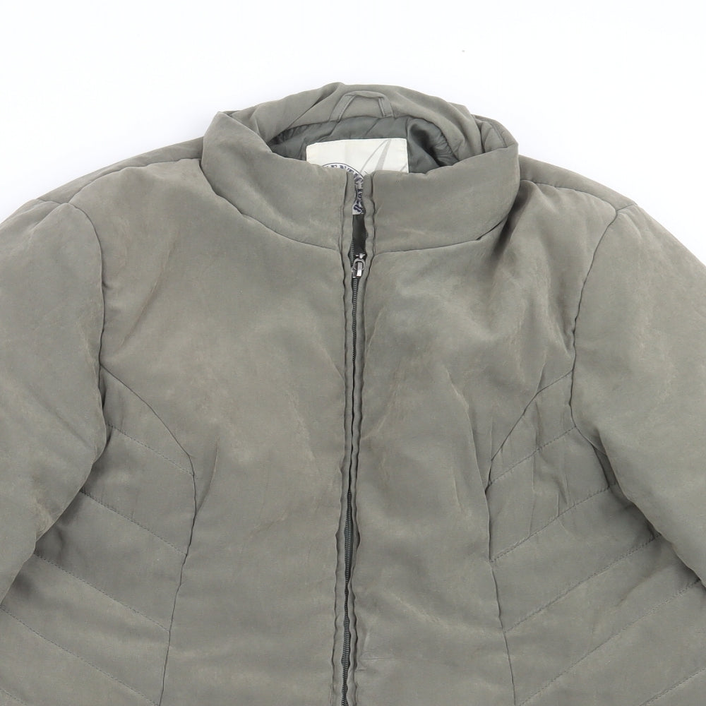 BHS Womens Green   Jacket Coat Size 18  Zip