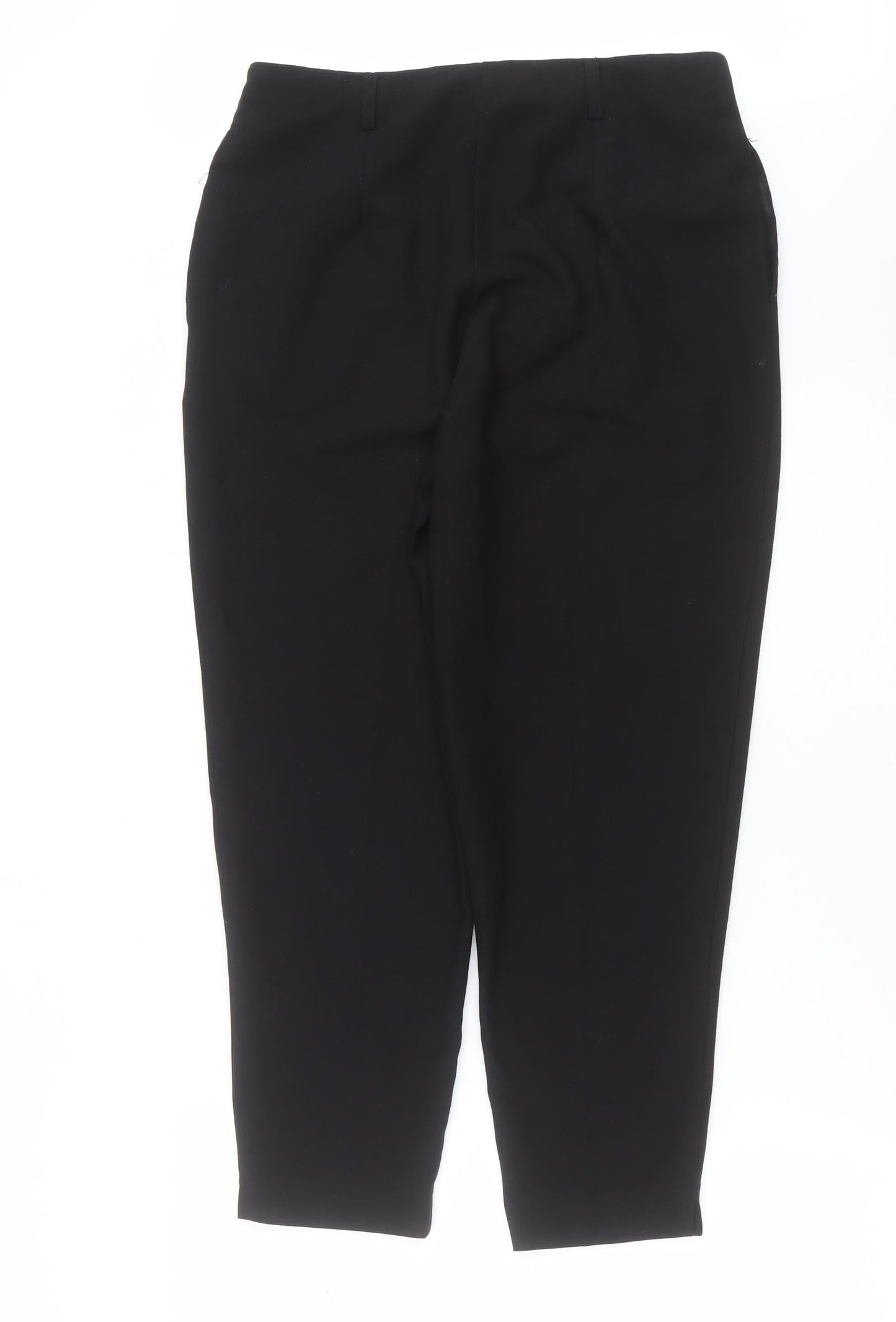 New Look Womens Black  Polyester Trousers  Size 12 L26 in Regular
