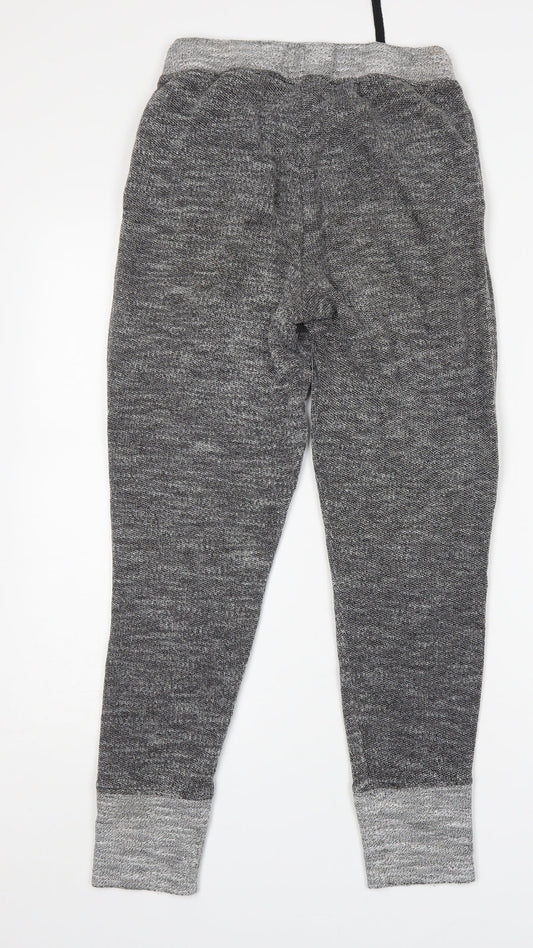 H&M Womens Grey  Cotton Sweatpants Trousers Size S L28 in Regular