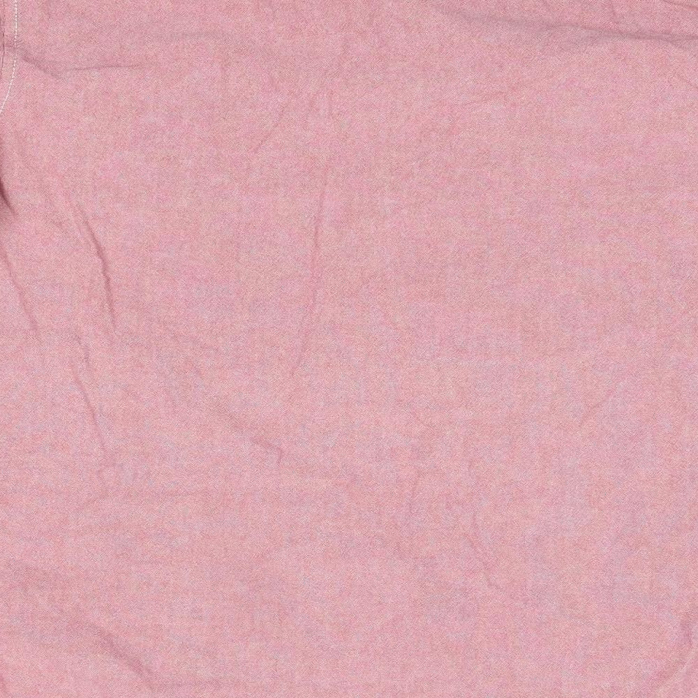 American Rag Mens Pink  Cotton  Button-Up Size M Collared