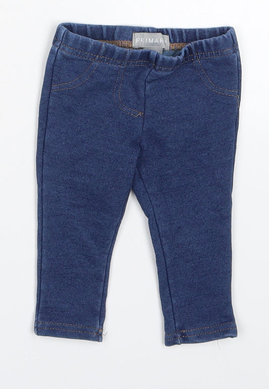 Primark Baby Blue  Cotton Capri Jeans Size 3-6 Months