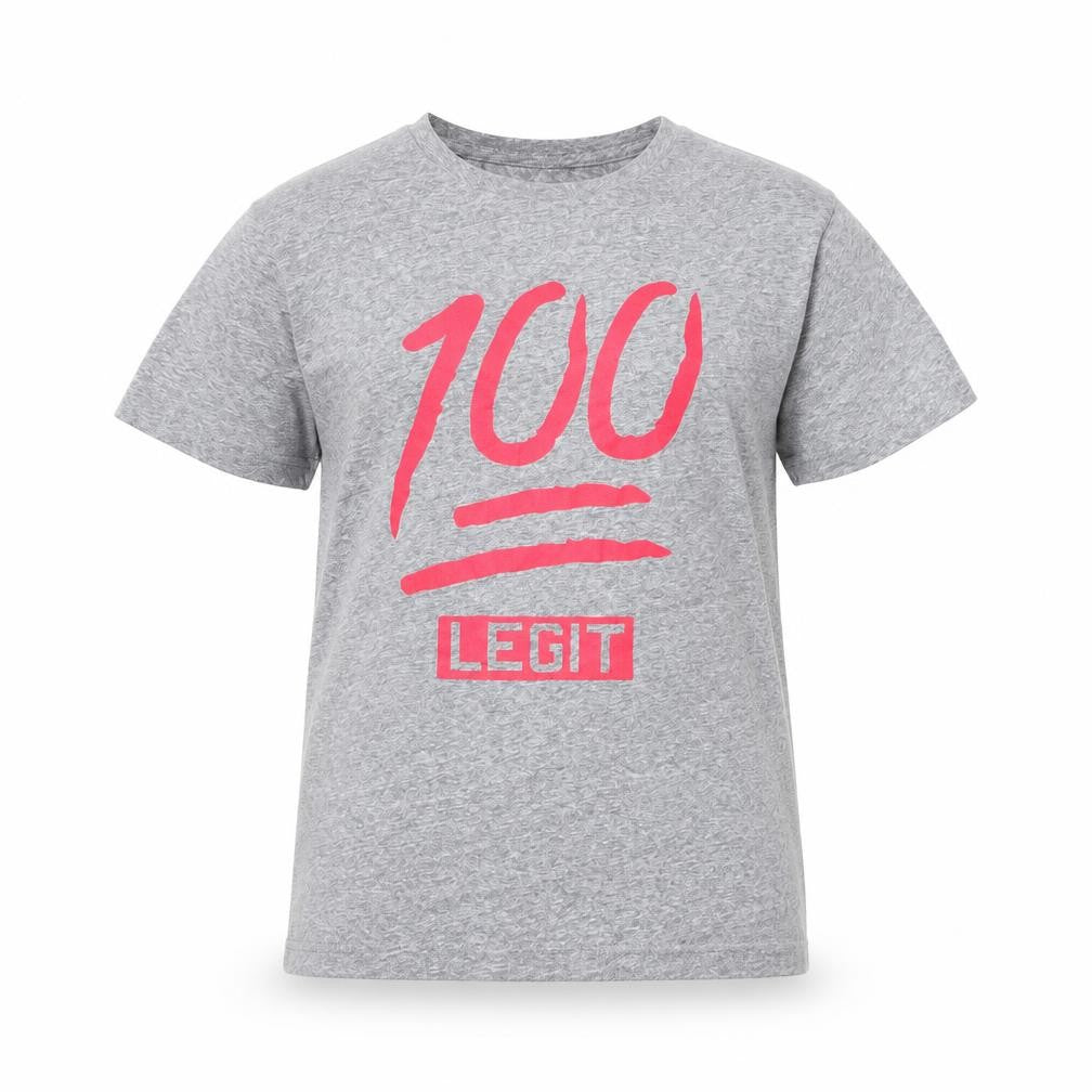 the children's place Girls Grey Geometric Cotton Basic T-Shirt Size 14 Years Round Neck