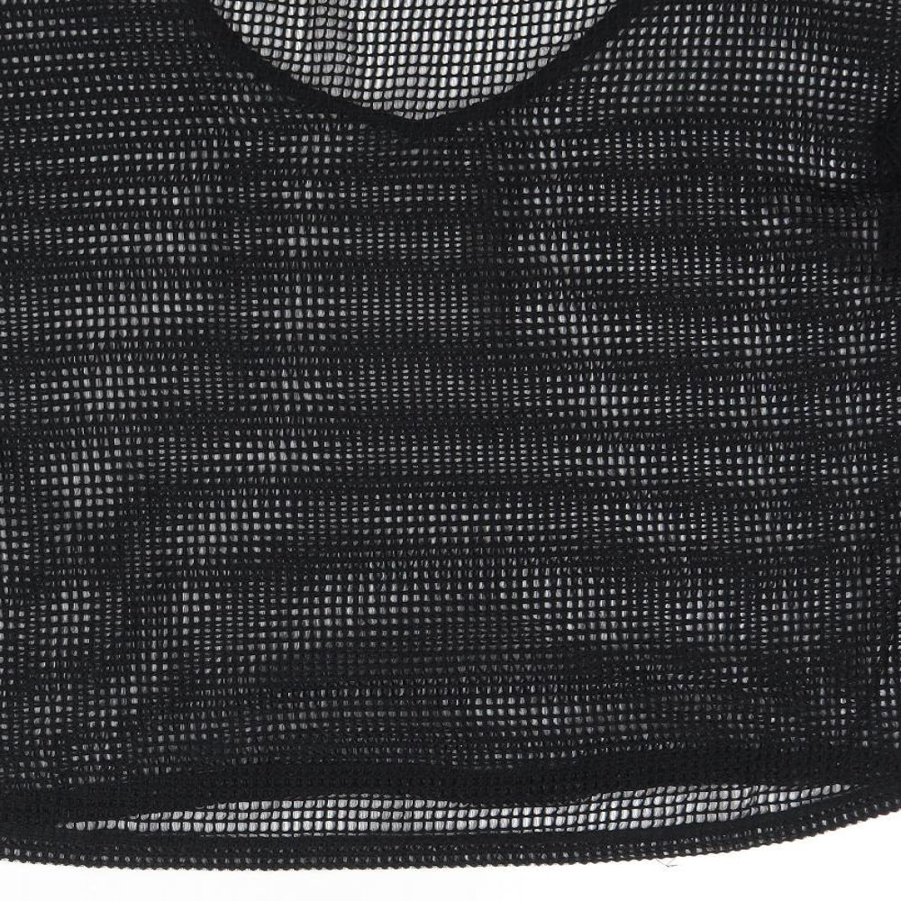 NEXT Womens Black  Polyester Basic Blouse Size 12 Round Neck