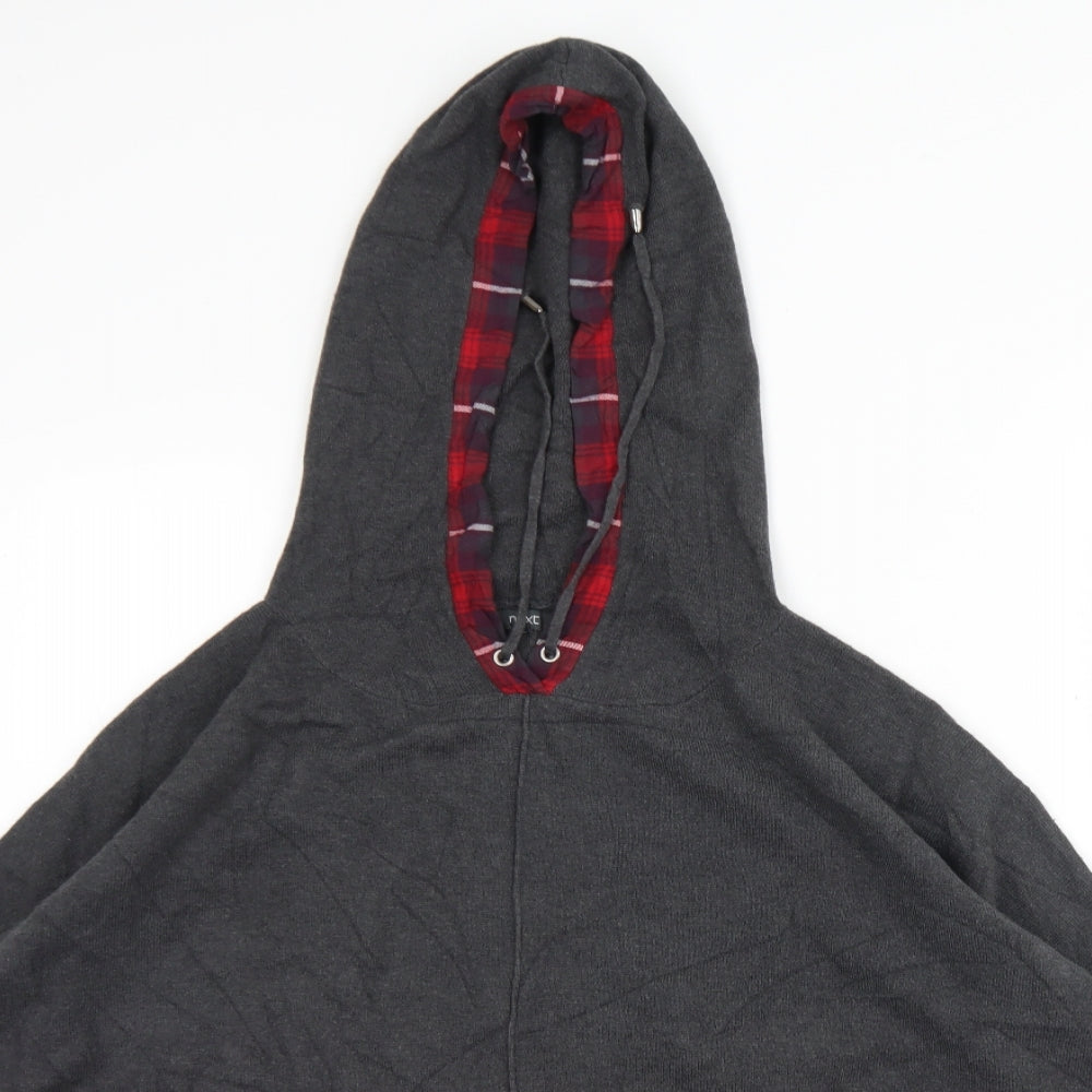 NEXT Womens Grey  Cotton Pullover Hoodie Size 10