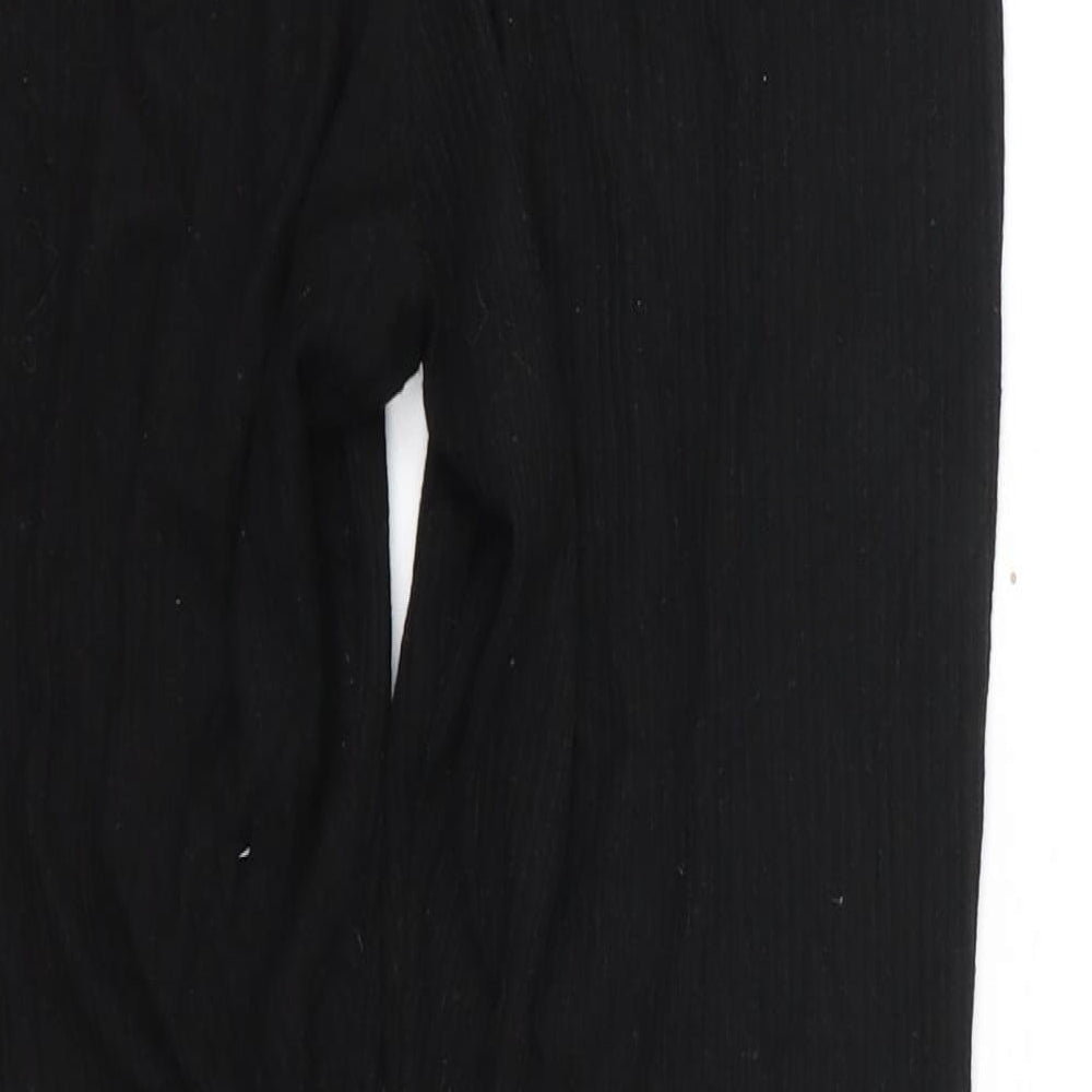 ASOS Womens Black  Viscose Jogger Trousers Size 12 L24 in Regular