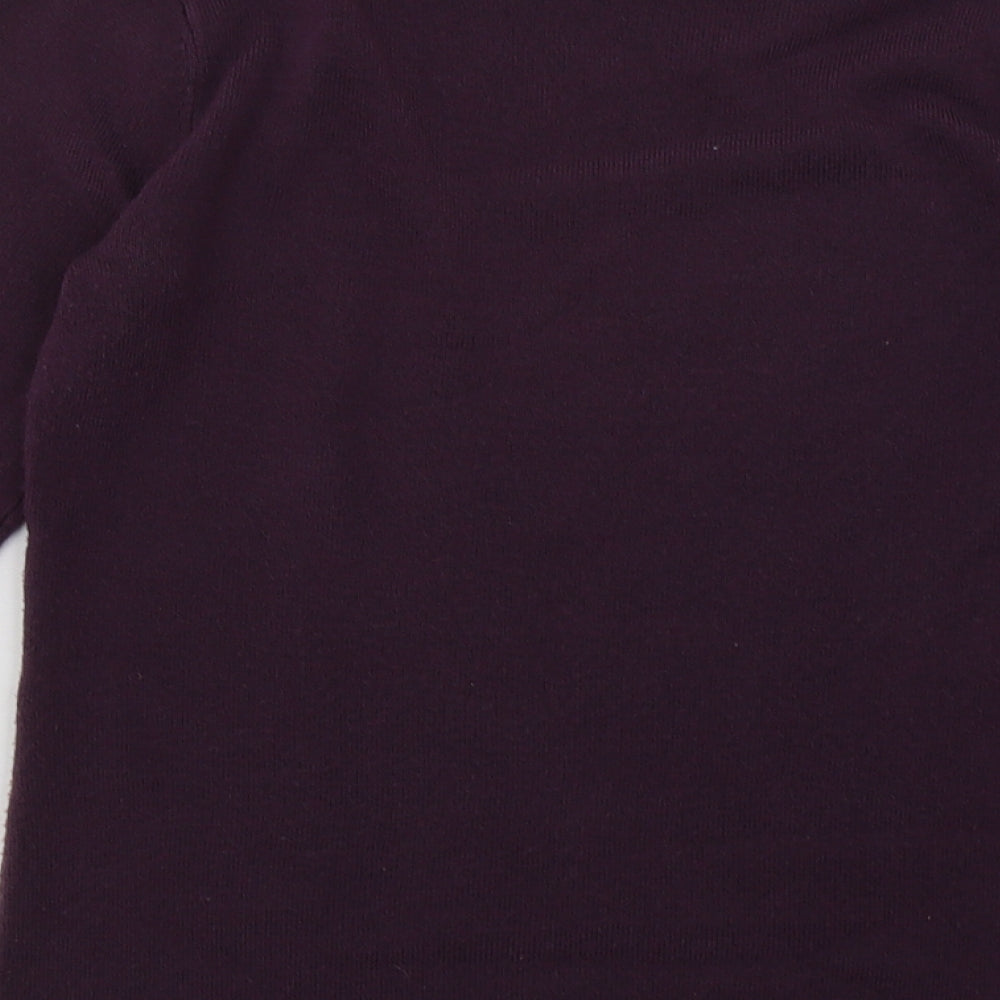Matalan Womens Purple  Acrylic Pullover Sweatshirt Size 8  Pullover