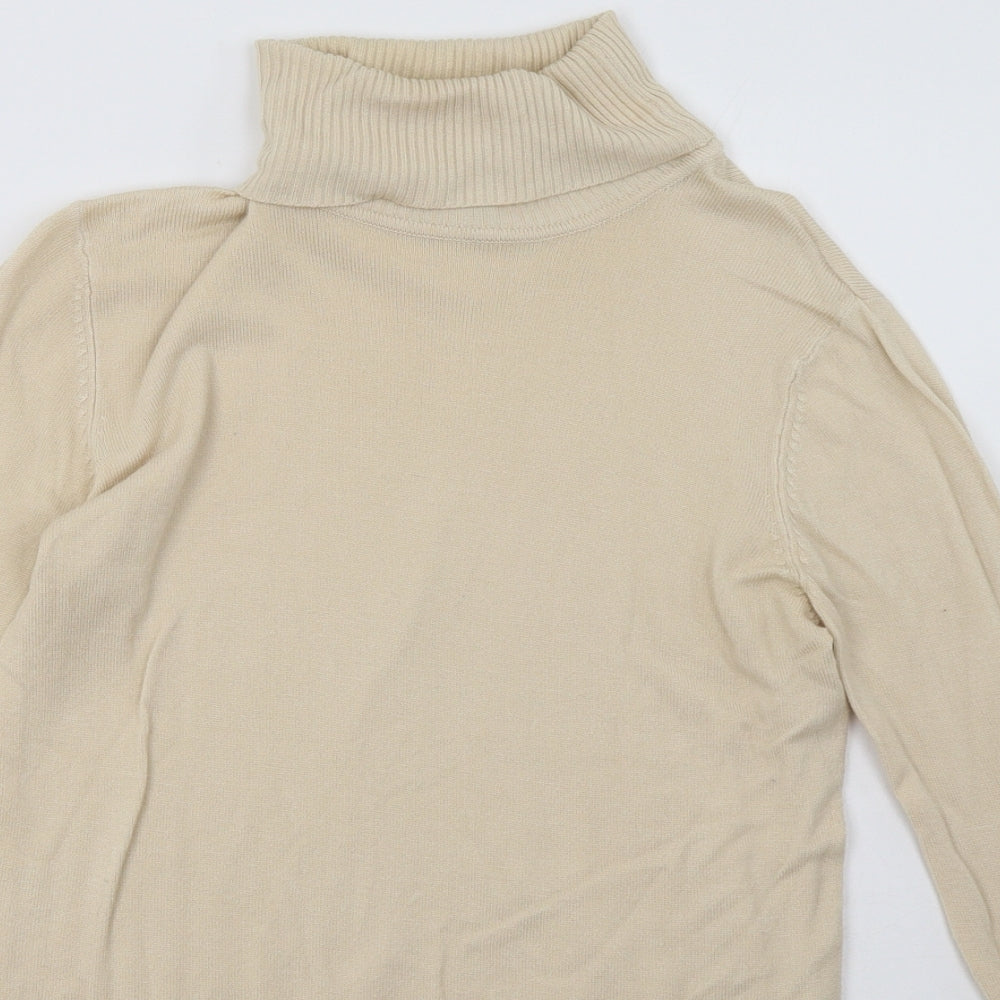 Matalan Womens Beige  Viscose Pullover Sweatshirt Size 12  Pullover