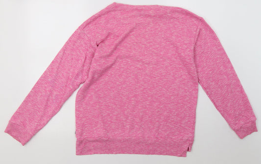 Bonds Womens Pink  Cotton Pullover Sweatshirt Size S  Pullover