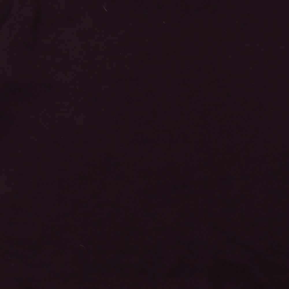 Select Womens Purple  Acrylic Pullover Sweatshirt Size 10  Pullover