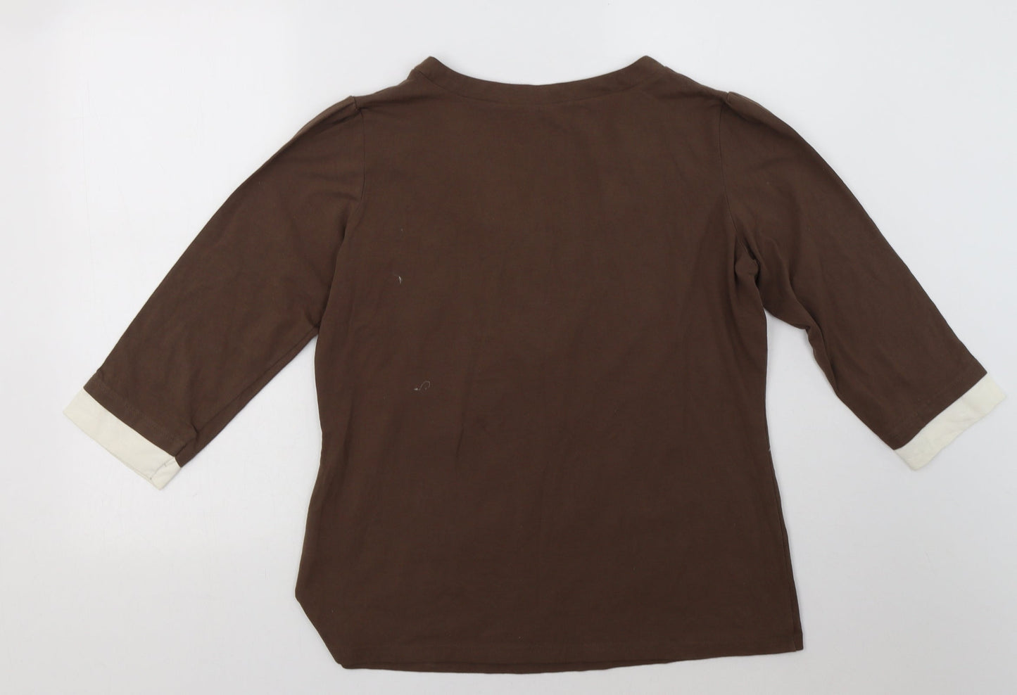 South Womens Brown  Cotton Pullover Sweatshirt Size 18  Pullover