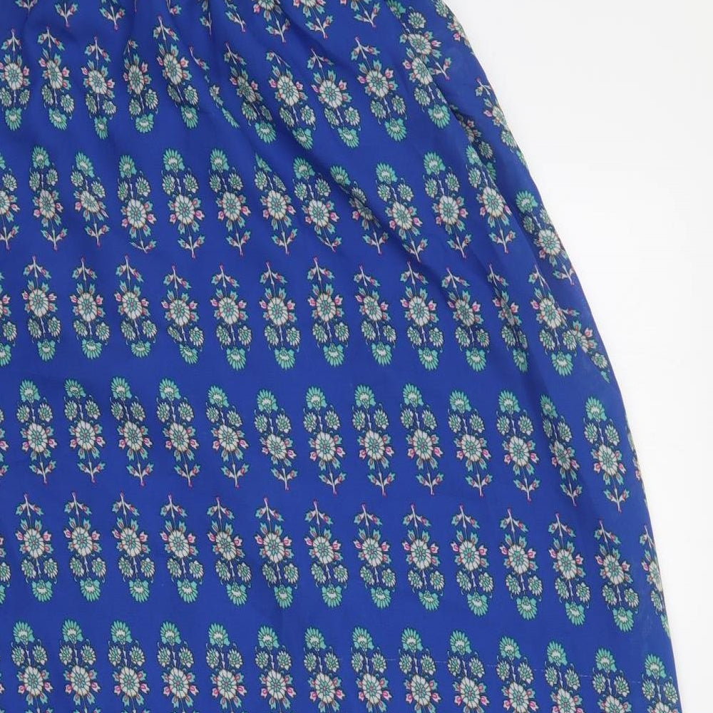 Atmosphere Womens Multicoloured Paisley Polyester A-Line  Size 8  Off the Shoulder