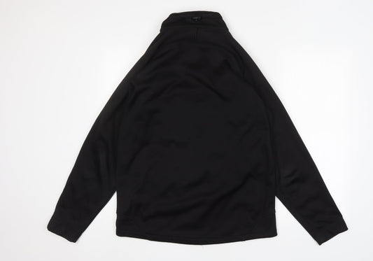 Outdoor Essentials Mens Black  Polyester Pullover Sweatshirt Size M