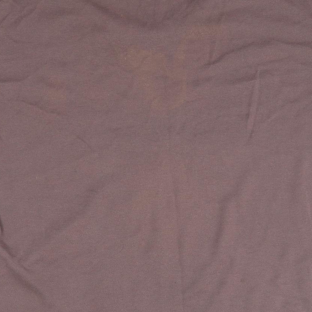 BM Womens Blue  Polyester Basic Blouse Size L V-Neck