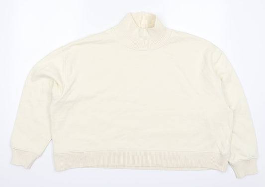 Primark Womens Beige  Cotton Pullover Sweatshirt Size 18  Pullover