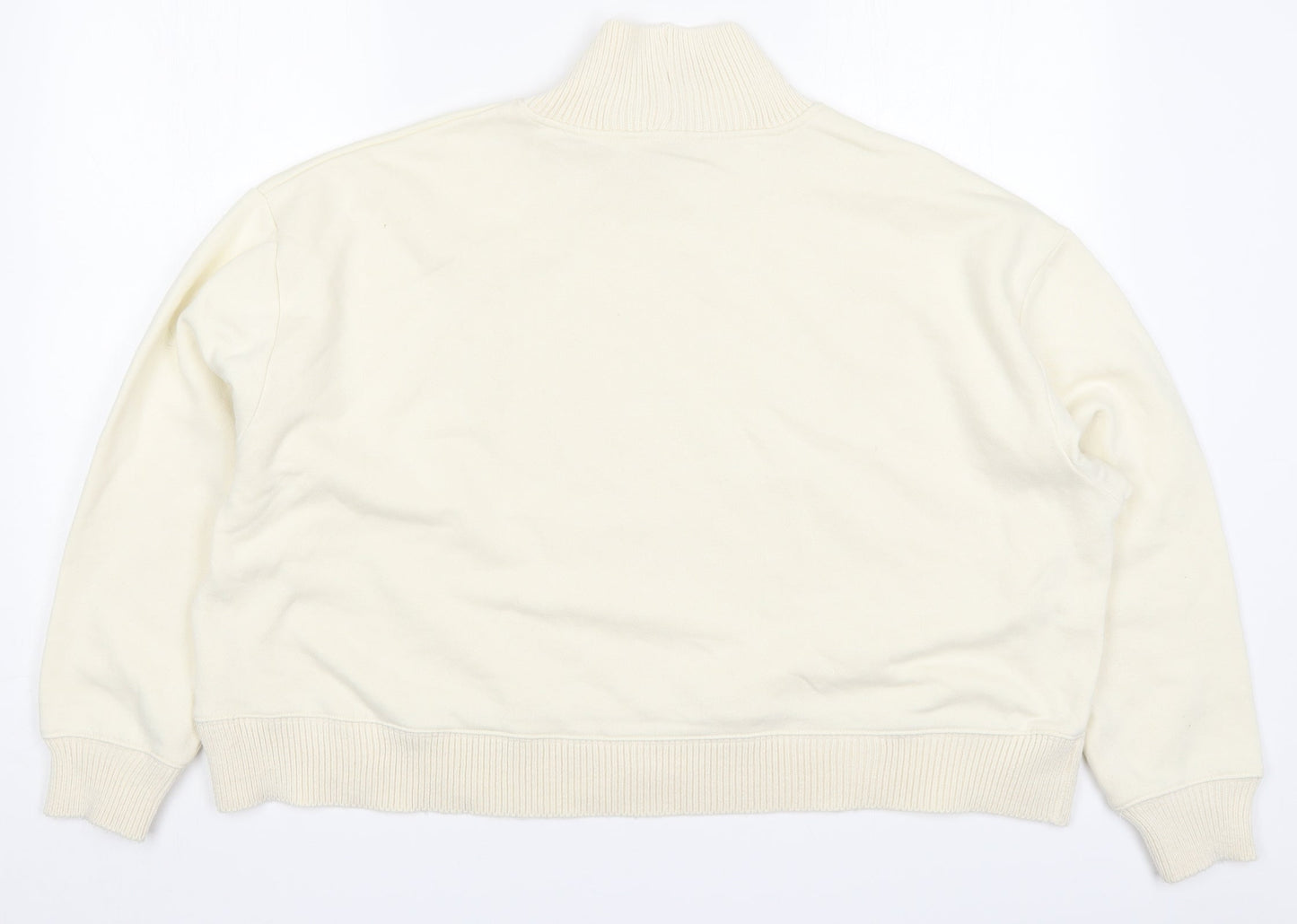 Primark Womens Beige  Cotton Pullover Sweatshirt Size 18  Pullover