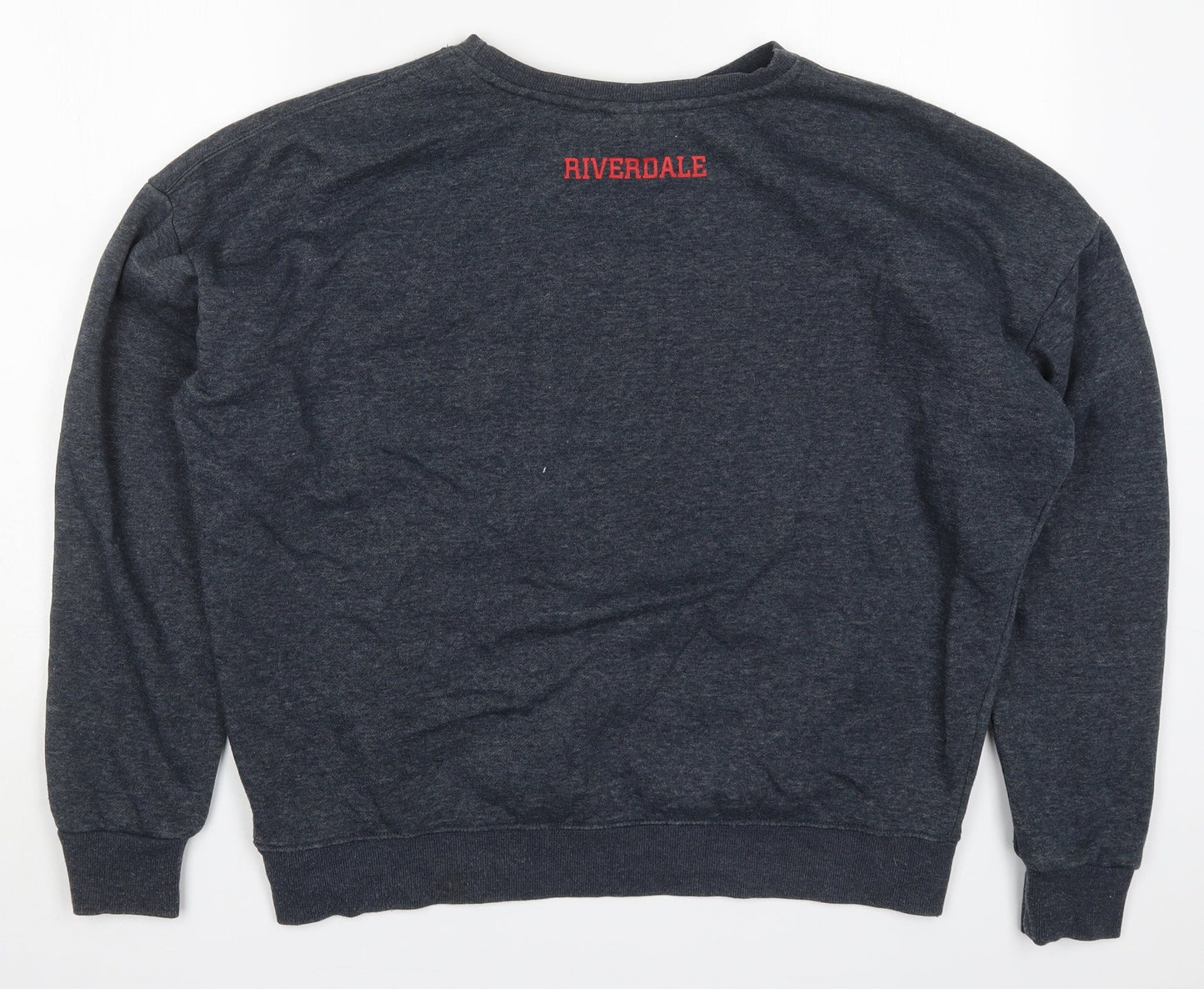 Primark Womens Grey  Polyester Pullover Sweatshirt Size 14  Pullover - Riverdale South Side Serpents