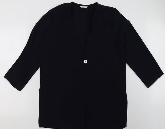 Living Womens Blue   Jacket Blazer Size 12  Button