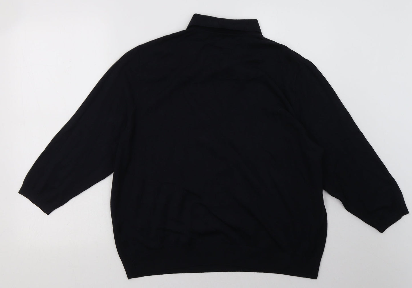 H&M Mens Blue  Viscose Pullover Sweatshirt Size XL