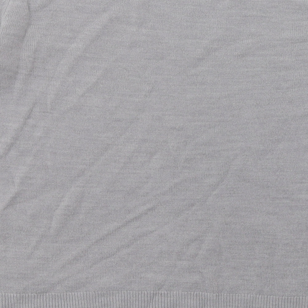 Marks and Spencer Womens Grey  Acrylic Pullover Sweatshirt Size 6  Pullover