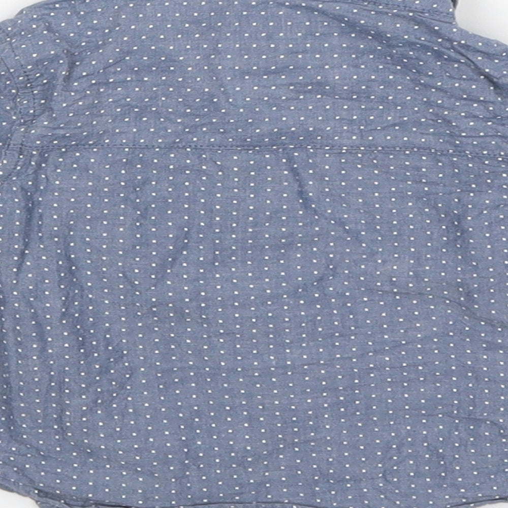 Lullaby Boys Multicoloured Polka Dot Cotton Basic Button-Up Size 9-12 Months Collared