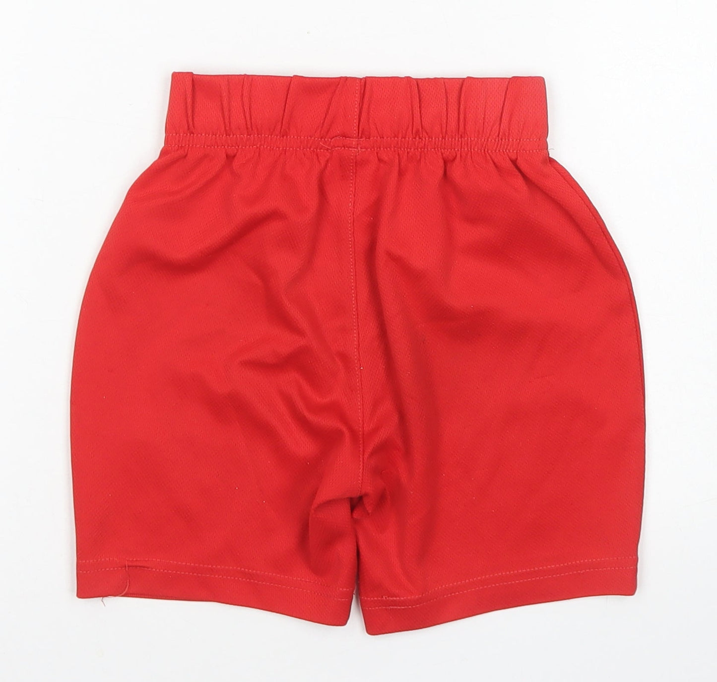 George Boys Red  Polyester Sweat Shorts Size 4-5 Years  Regular