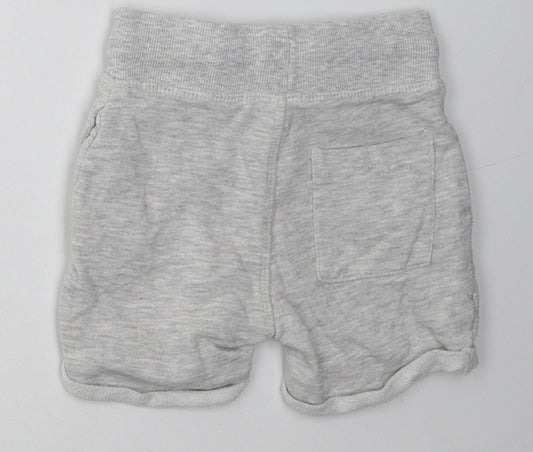Mini Club Boys Grey  Cotton Shorts Outfit/Set Size 9-12 Months  Tie