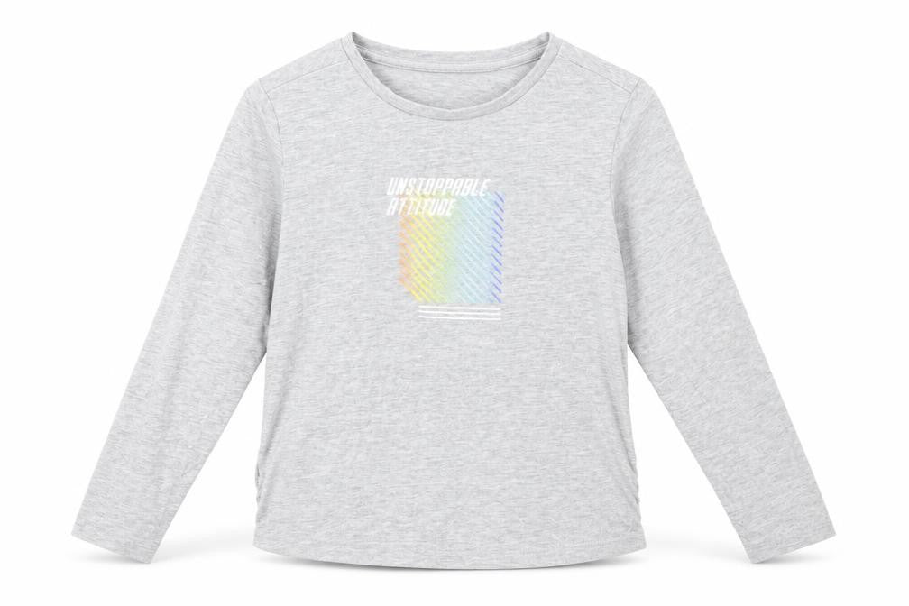 George Boys Grey  Cotton Basic Casual Size 4-5 Years Round Neck