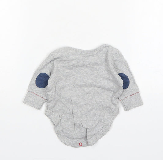 NEXT Boys Grey  Cotton Leotard One-Piece Size 0-3 Months