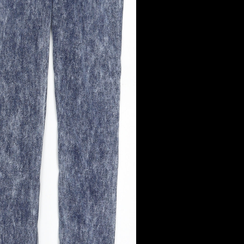 Vanilla Star Womens Blue  Cotton Jegging Jeans Size 29 in L30 in Regular Button