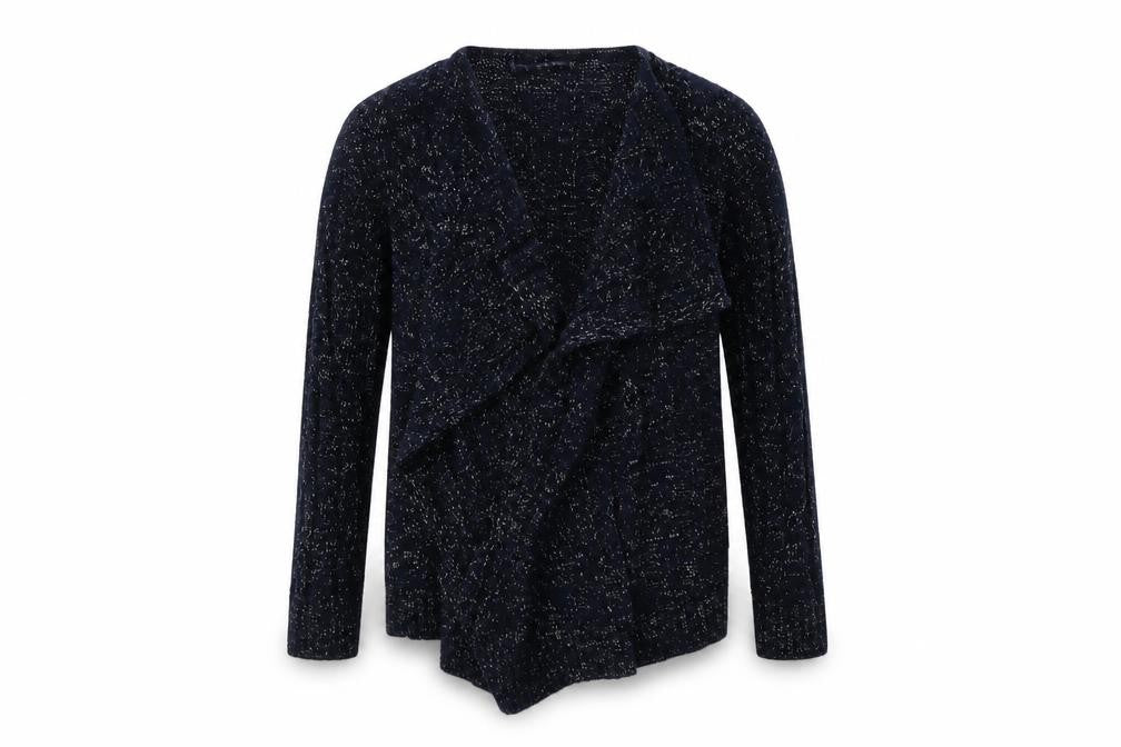 Nutmeg Girls Blue V-Neck  Cotton Cardigan Jumper Size 7-8 Years