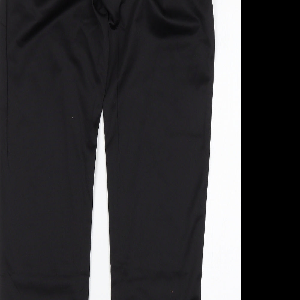 Slazenger Mens Black  Polyester Sweatpants Trousers Size XS L31 in Regular