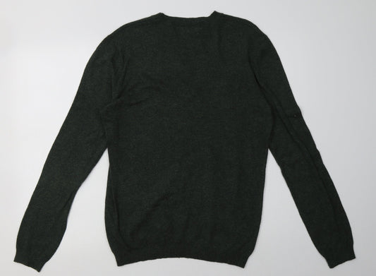 ASOS Mens Green  Nylon Pullover Sweatshirt Size M