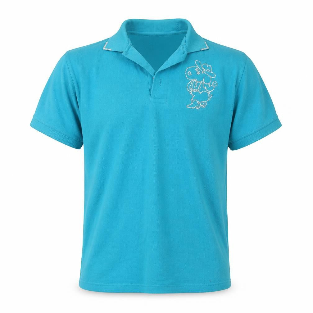 Kustom Kit Womens Blue  Cotton Basic Polo Size M Collared - dog