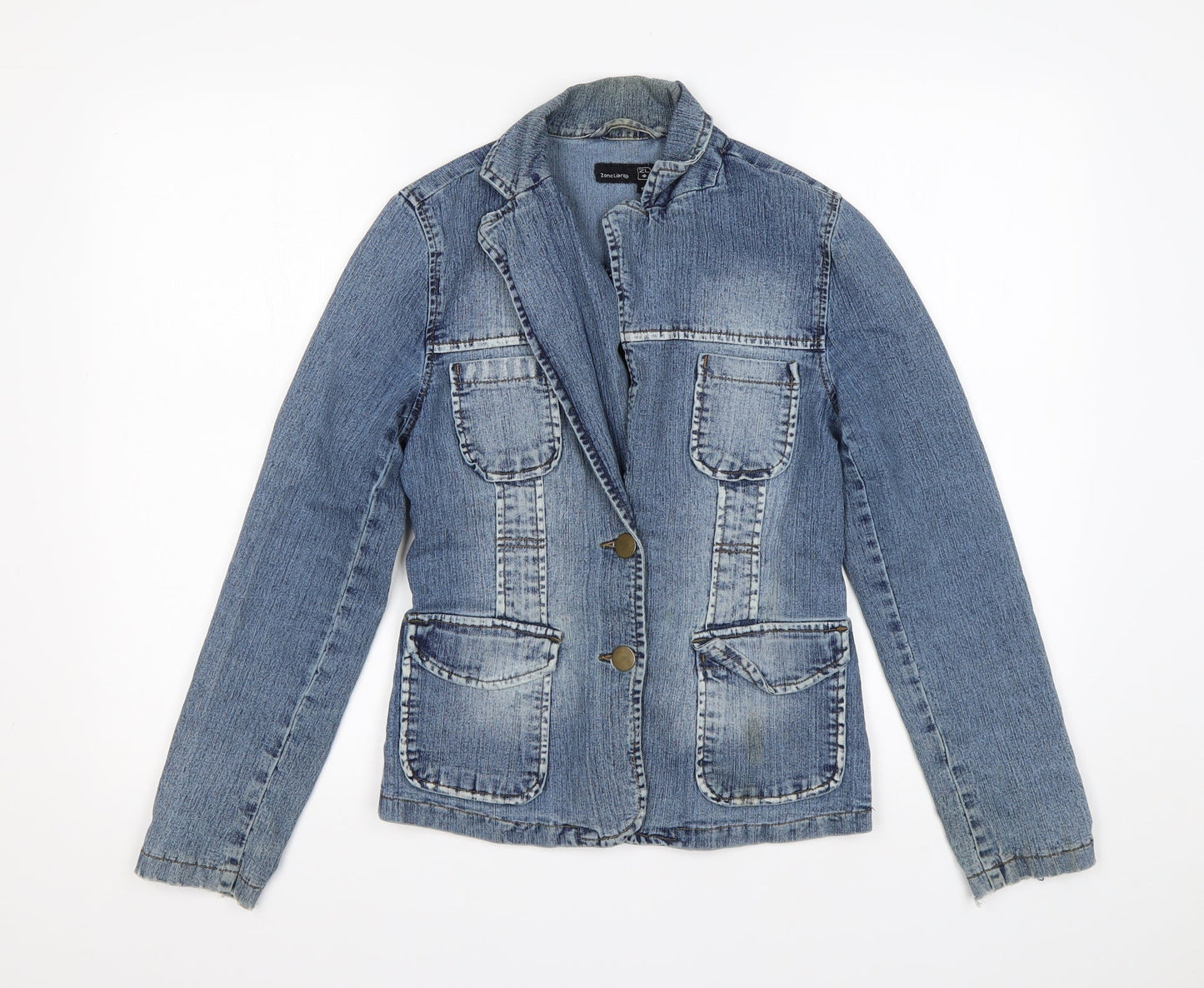 Zone Libre Womens Blue   Jacket  Size S
