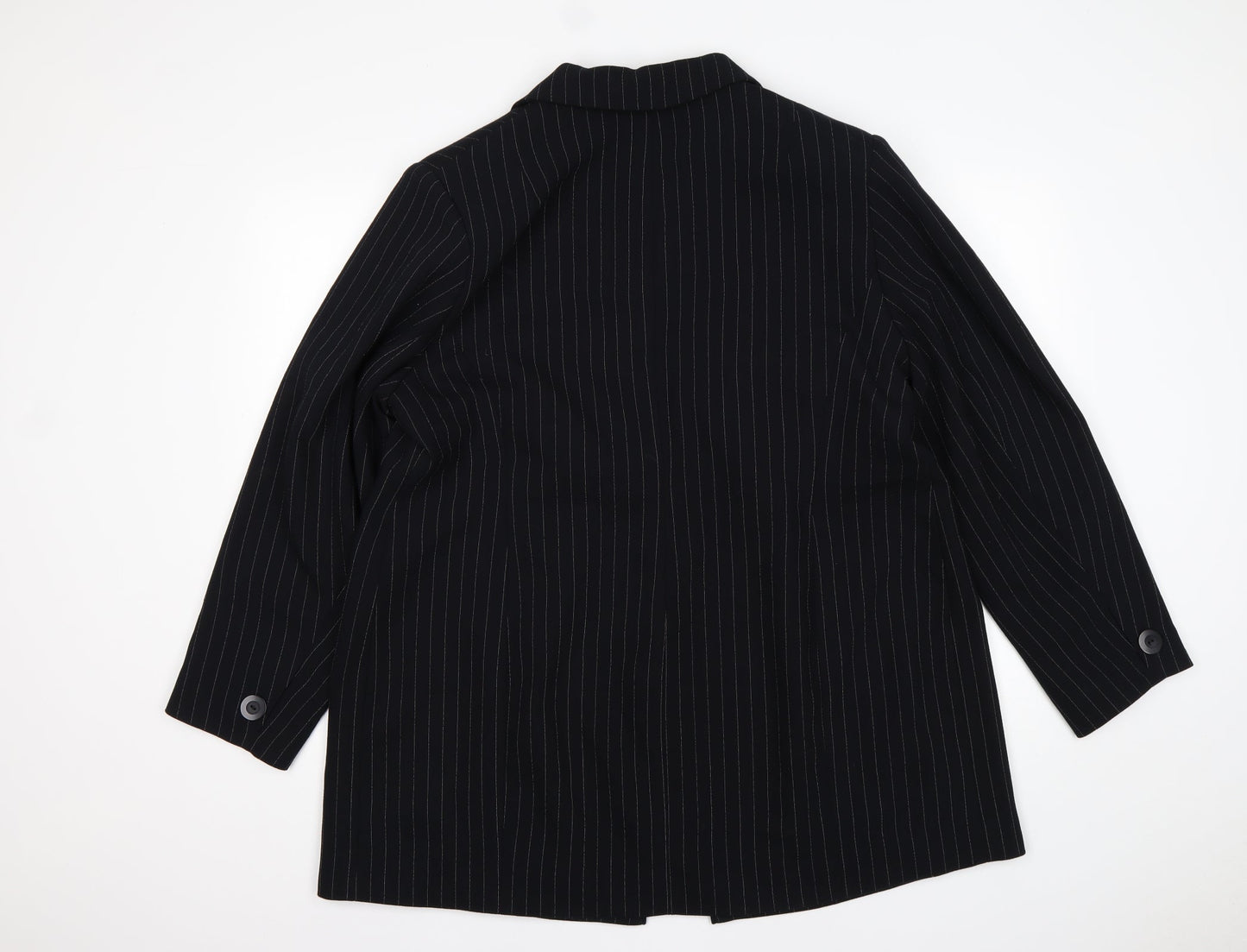 Profile Womens Multicoloured Striped Polyester Jacket Suit Jacket Size 18