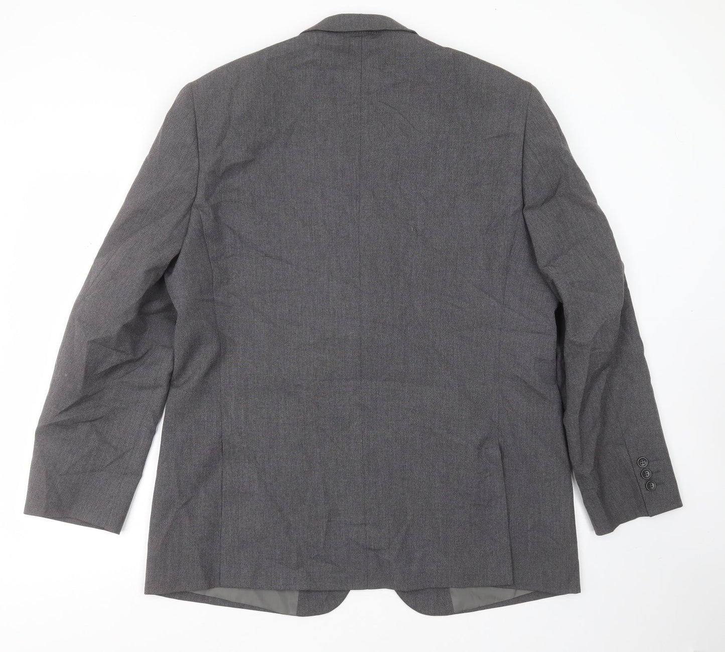 JACK REID Mens Grey  Polyester Jacket Suit Jacket Size 44